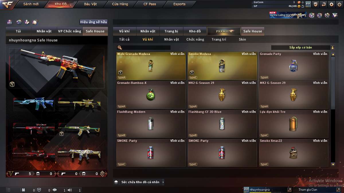 shop acc cf uy tin gia re